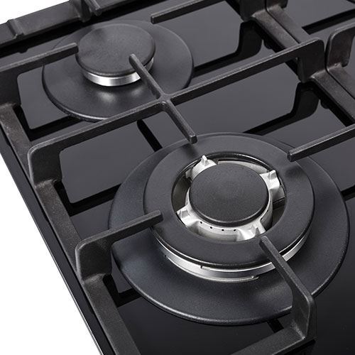 Gowan Home. NordMende 60cm 4 x Burner Gas Hob Cast Iron Pan Supports ...