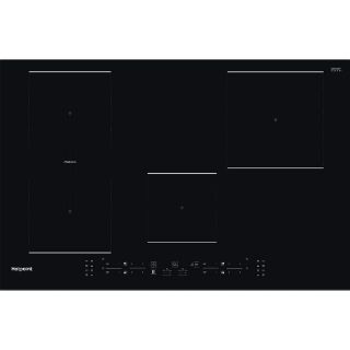 Picture of Hotpoint 77cm 4 Zone Induction Hob + Flexzone Black Glass