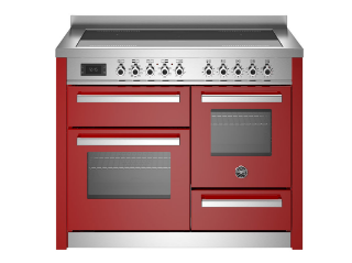 Picture of Bertazzoni Professional 110cm Range Cooker XG Oven Induction Gloss Red