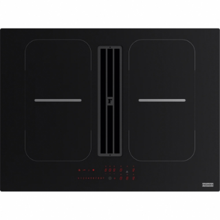 Picture of Franke 70cm Smart 2gether Blacklines Recycled Aspirating Induction Hob - Plinth Out Venting