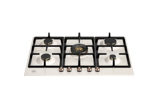 Picture of Bertazzoni Heritage Series 75cm Gas Hob with Wok Burner Ivory Copper