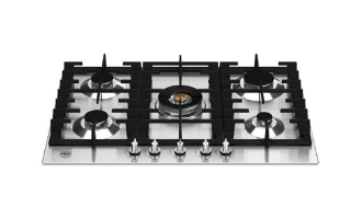 Picture of Bertazzoni Modern Series 75cm Gas Hob with Wok Burner Stainless Steel