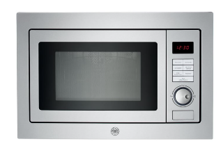 Picture of Bertazzoni Pro Series red LED Integrated Microwave & Grill Stainless Steel