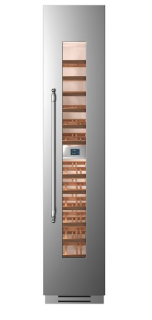 Picture of Bertazzoni Heritage Series 45 cm Built In Wine Cellar Stainless Steel Right Hinge