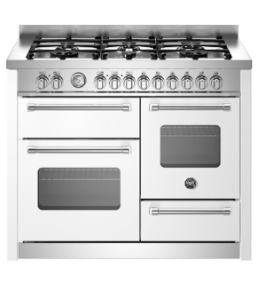 Picture of Bertazzoni Master 110cm Range Cooker XG Oven Dual Fuel Matt White