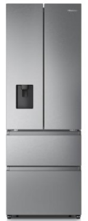 Picture of Hisense 70.4cm x 200cm Freestanding 4 French Door Non-Plumbed Water Dispenser 485L Stainless Steel 