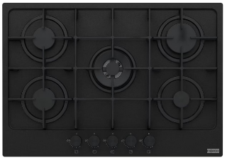 Picture of Franke 73cm Maris Gas Hob on Mat Black Metal