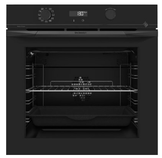 Picture of De Dietrich Oven Pyro Hydro MF 2 Knobs Infinite Black