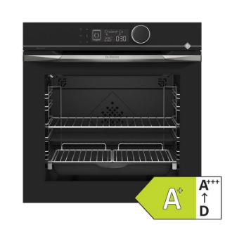 Picture of De Dietrich OP1 Built-in Oven Pyro Multifunction Culinary Guide LCD Stellar Stainless Steel Steel