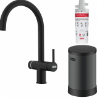 Picture of Franke Maris Water Hub 3-in-1 Electronic Matt Black 4L Tank 