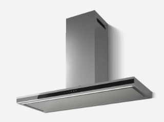 Picture of Elica 90cm Element Chimney Hood Stainless Steel and Black Glass