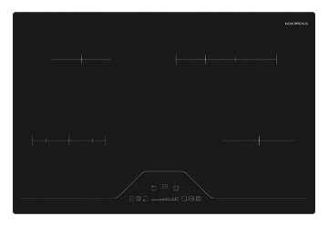 Picture of NordMende 78cm 4 x Zone Touch Control Ceramic Hob Black